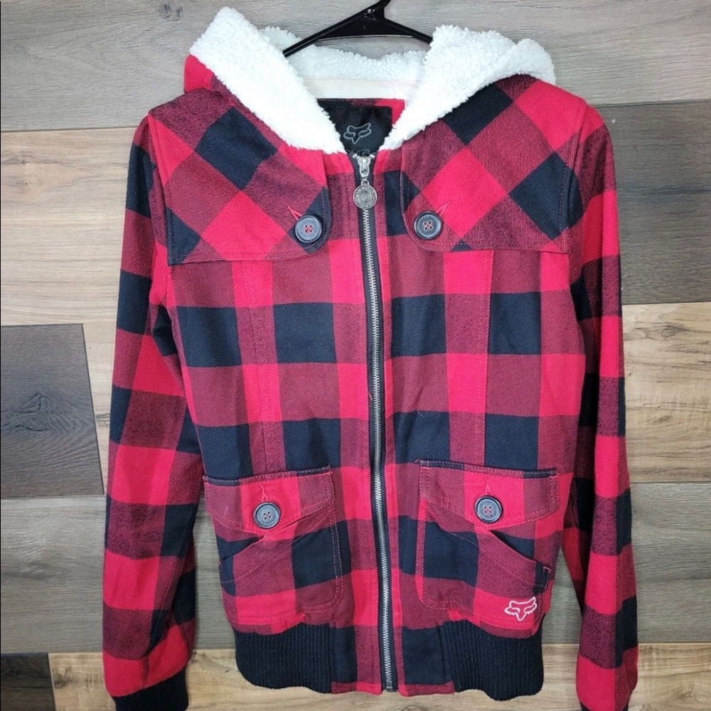Plaid Fox Racing Jacket